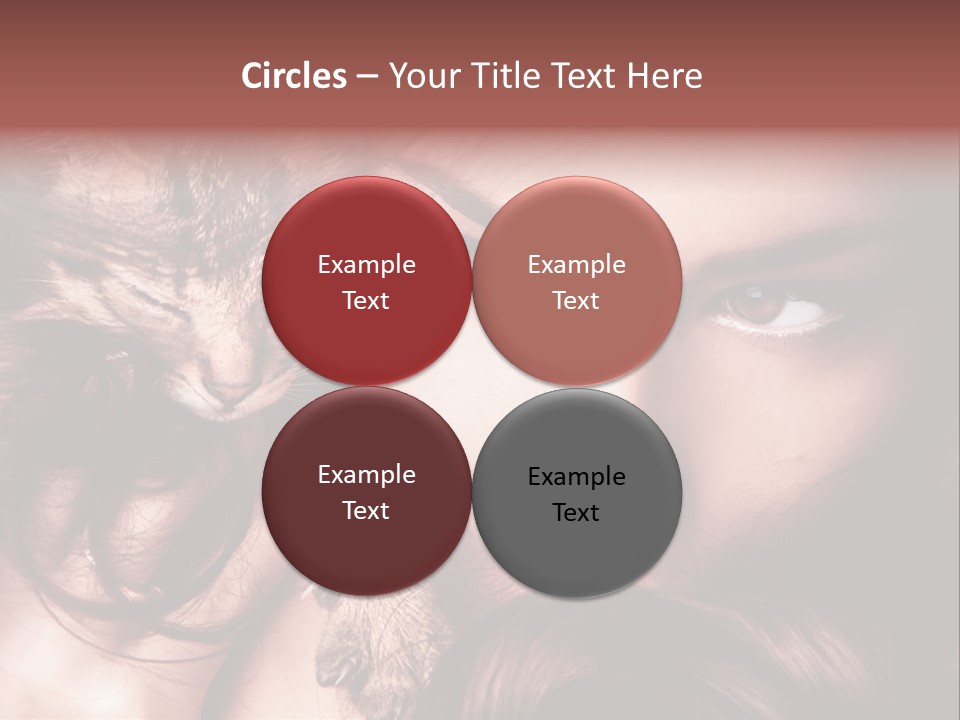 Holding Smile Friendship PowerPoint Template