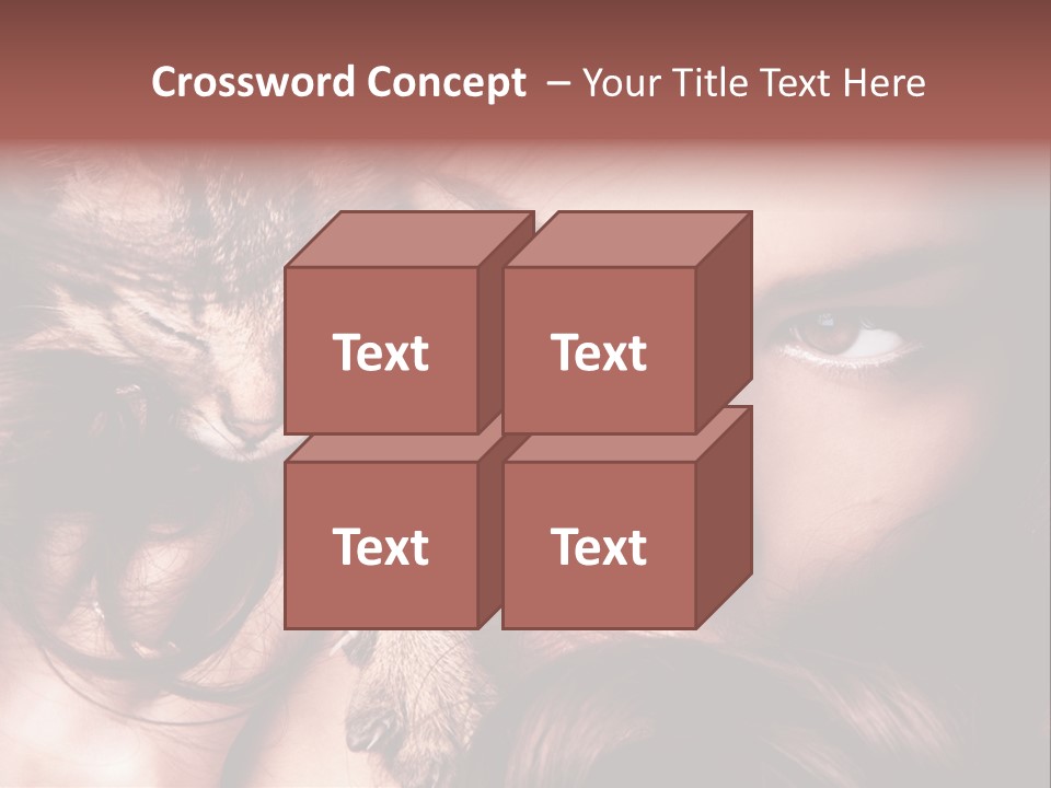 Holding Smile Friendship PowerPoint Template