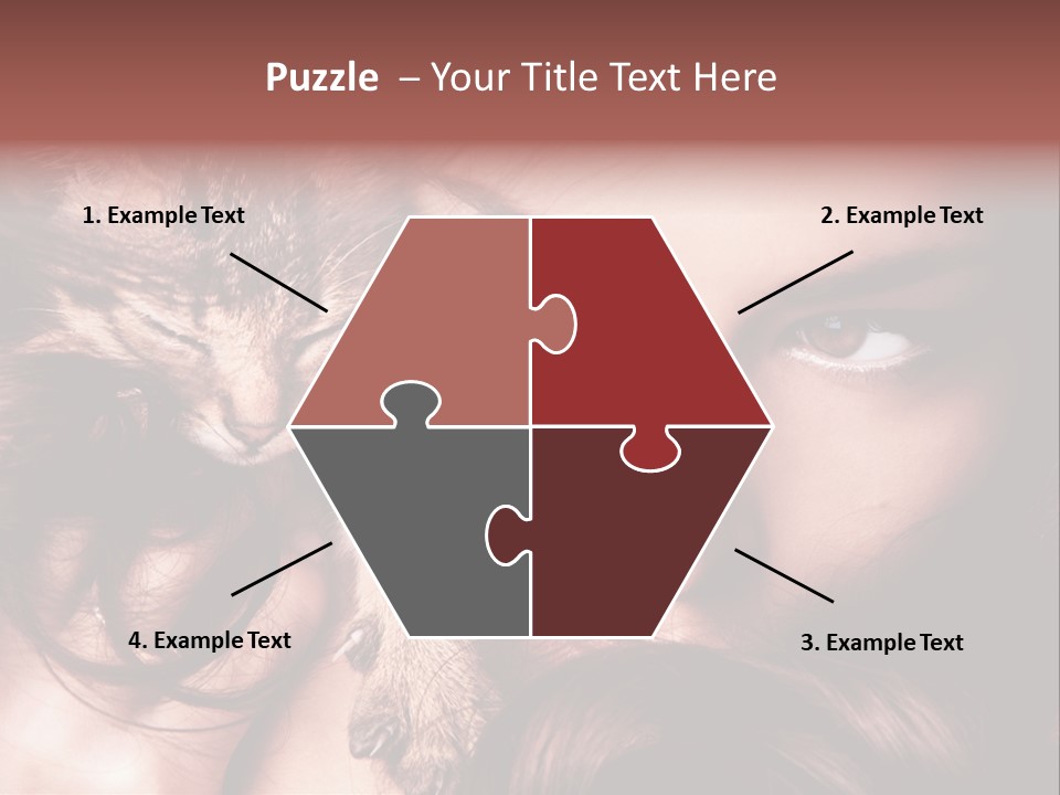 Holding Smile Friendship PowerPoint Template