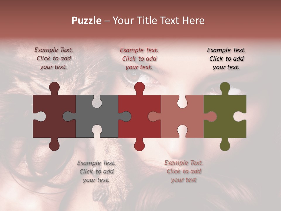 Holding Smile Friendship PowerPoint Template