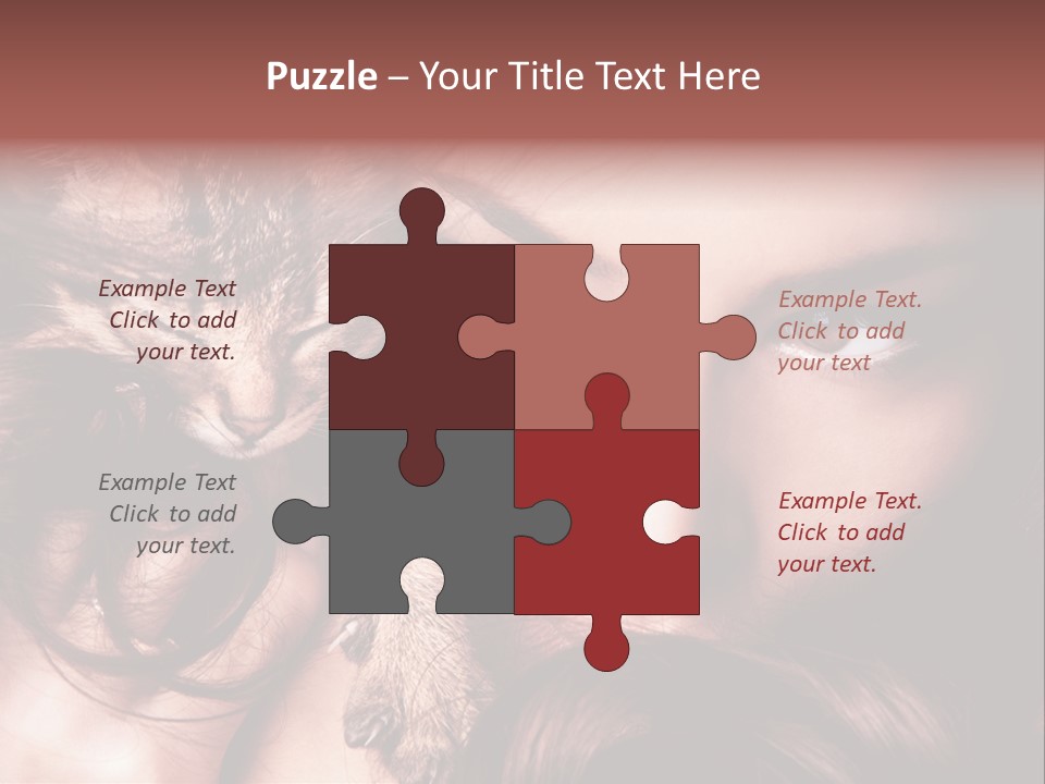 Holding Smile Friendship PowerPoint Template