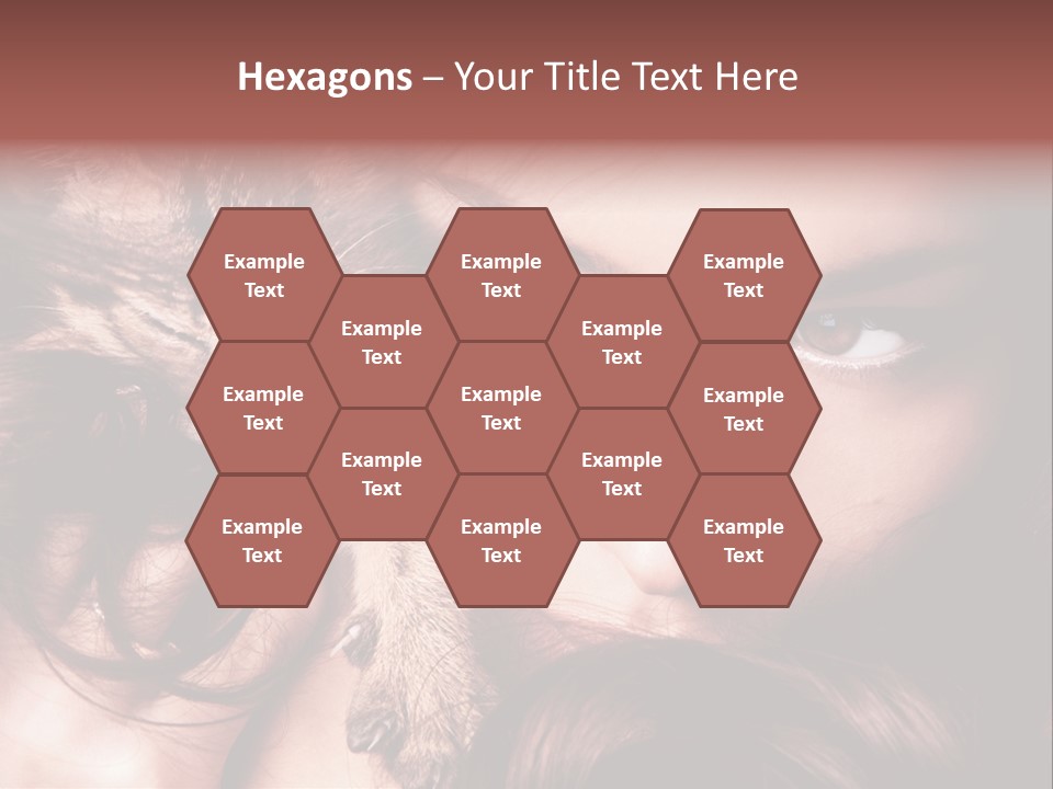 Holding Smile Friendship PowerPoint Template