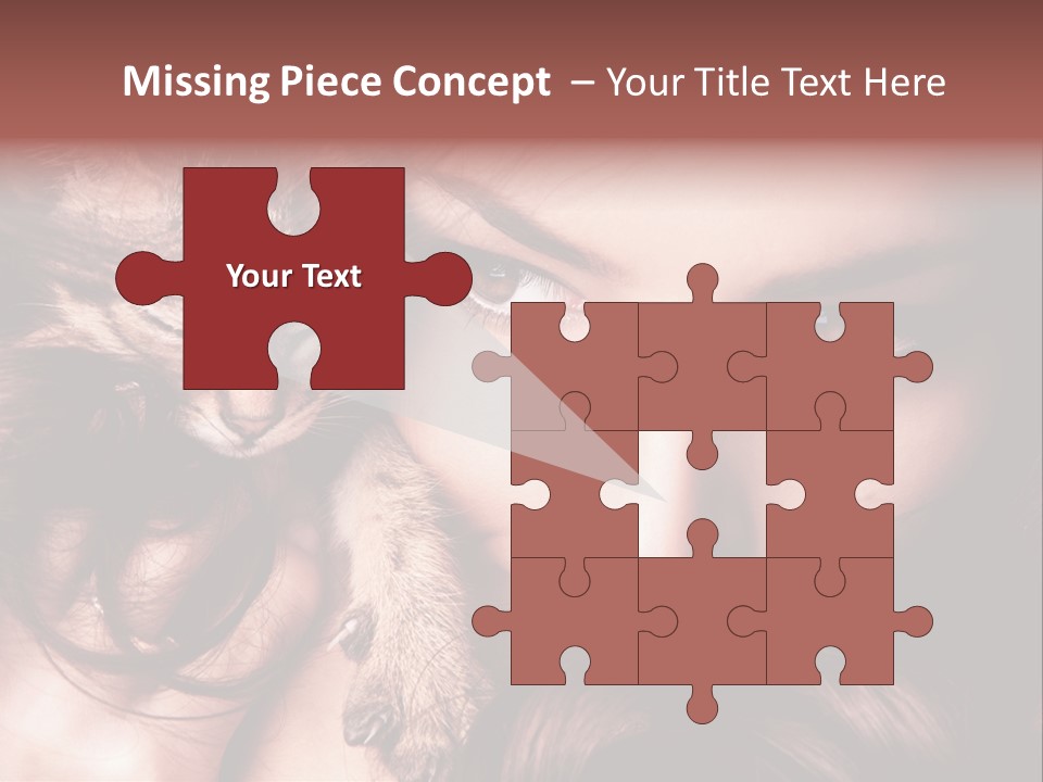 Holding Smile Friendship PowerPoint Template