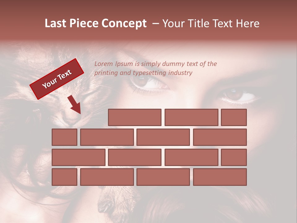 Holding Smile Friendship PowerPoint Template