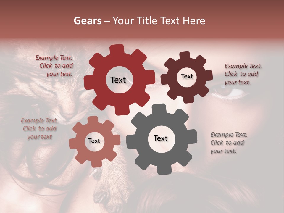 Holding Smile Friendship PowerPoint Template