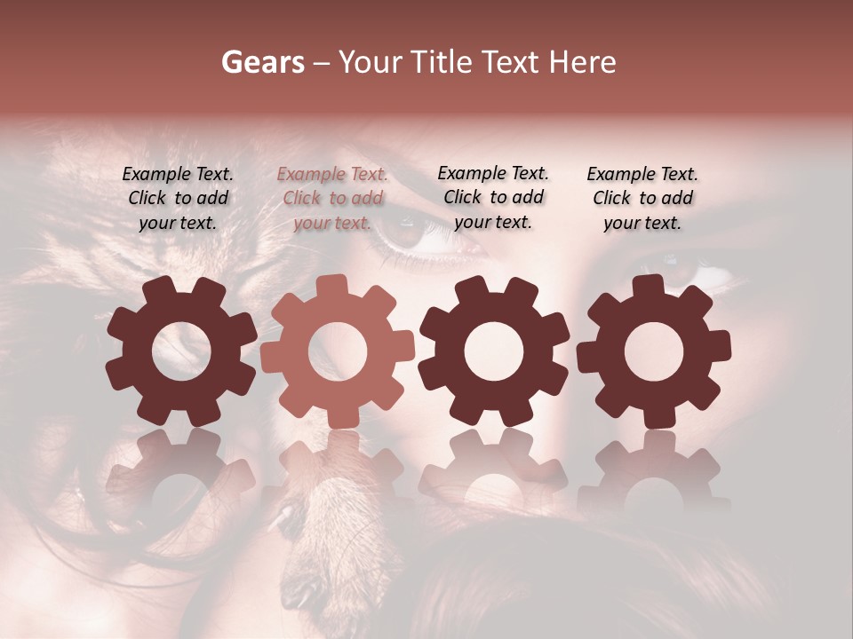 Holding Smile Friendship PowerPoint Template