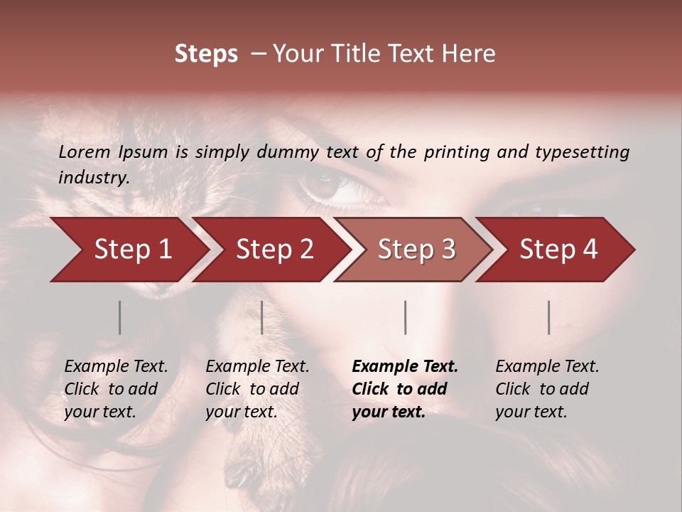 Holding Smile Friendship PowerPoint Template