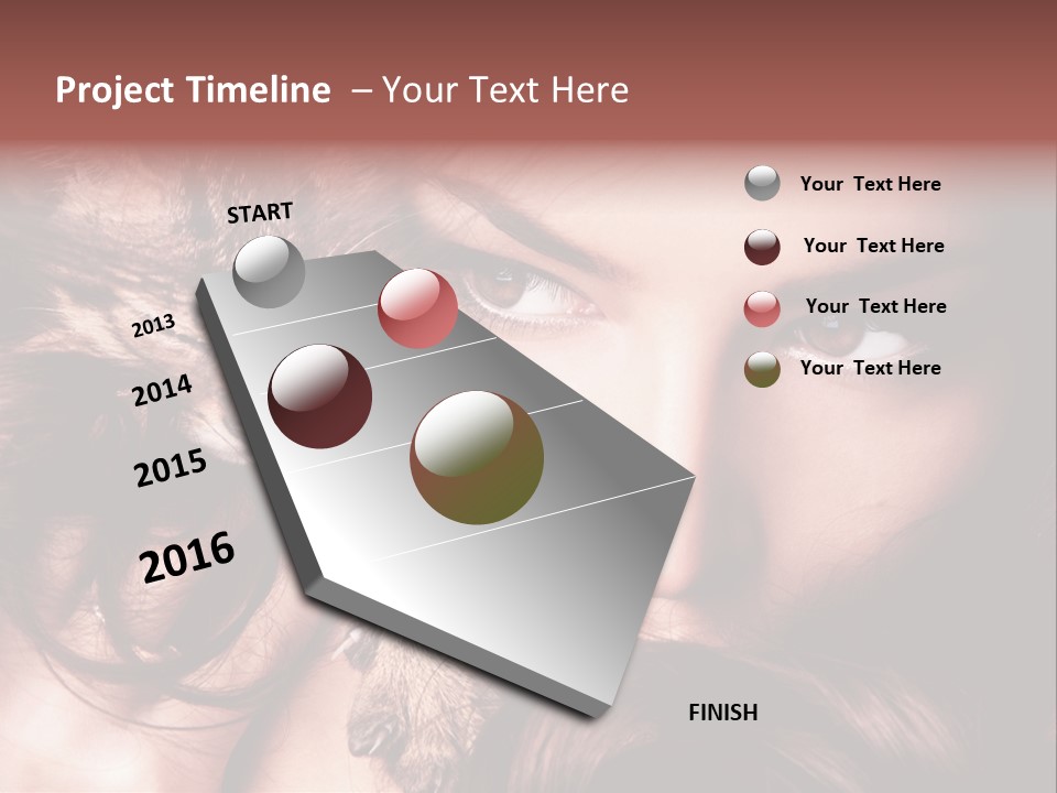 Holding Smile Friendship PowerPoint Template