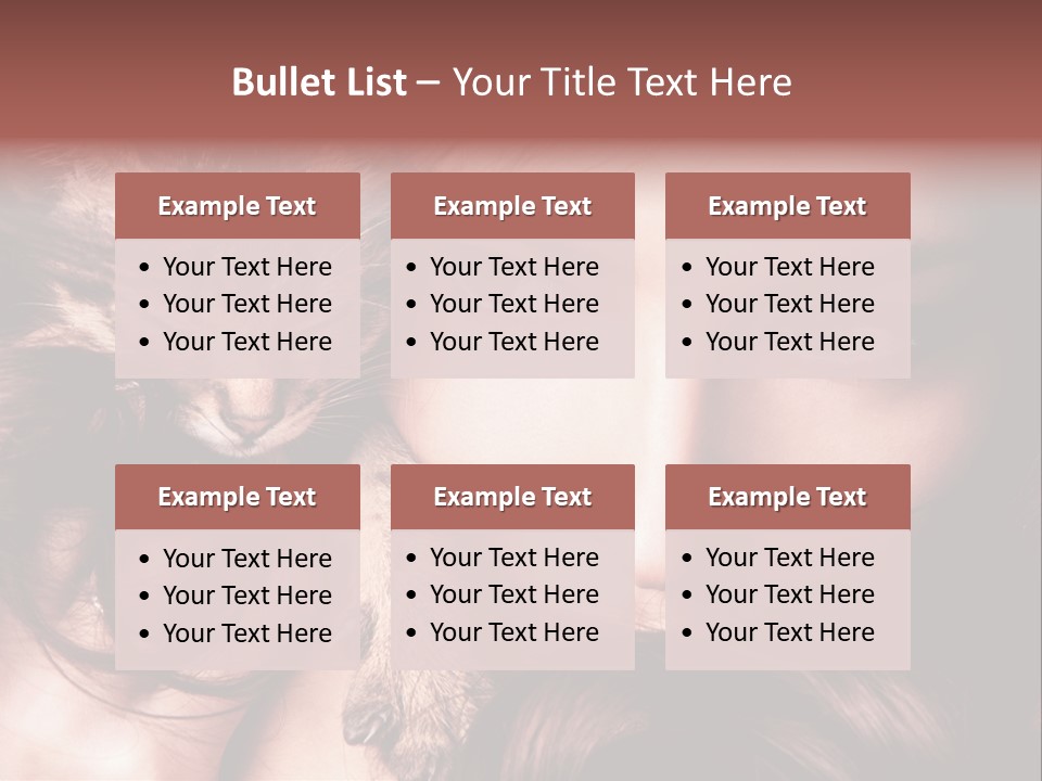 Holding Smile Friendship PowerPoint Template