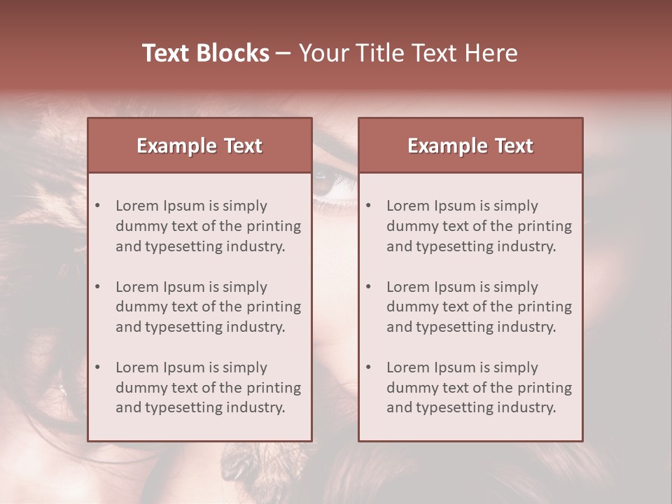 Holding Smile Friendship PowerPoint Template