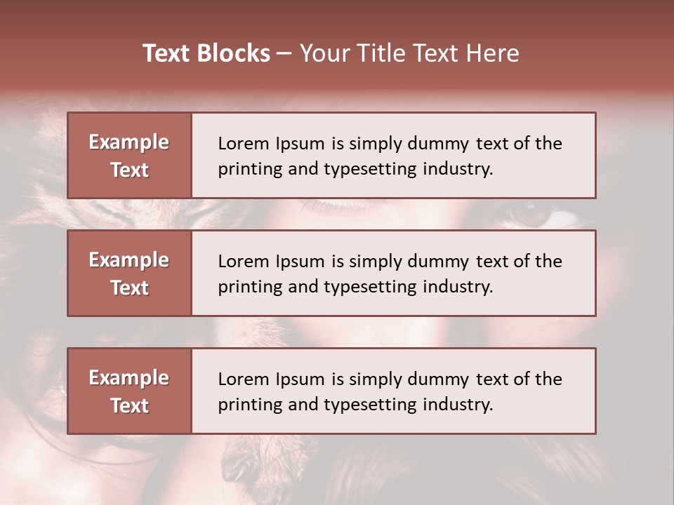 Holding Smile Friendship PowerPoint Template