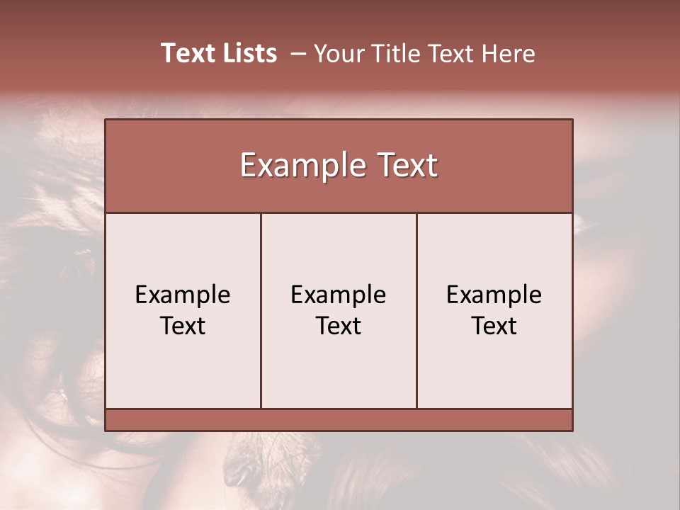 Holding Smile Friendship PowerPoint Template