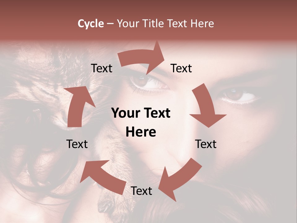 Holding Smile Friendship PowerPoint Template