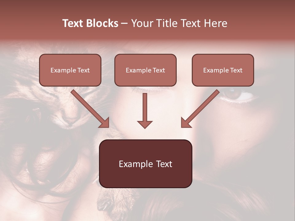 Holding Smile Friendship PowerPoint Template