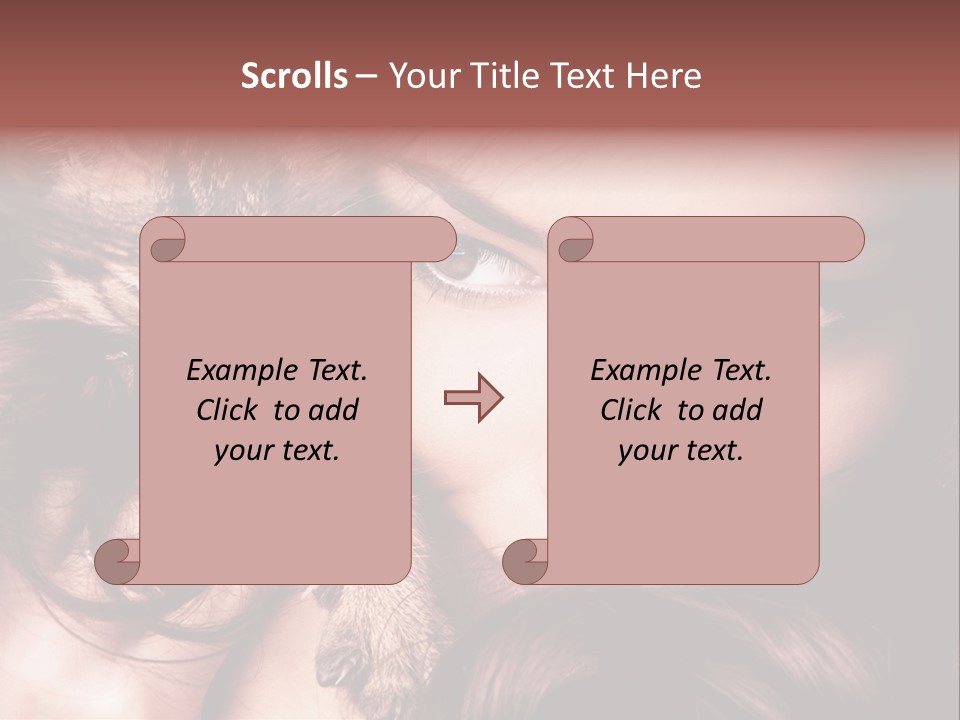 Holding Smile Friendship PowerPoint Template