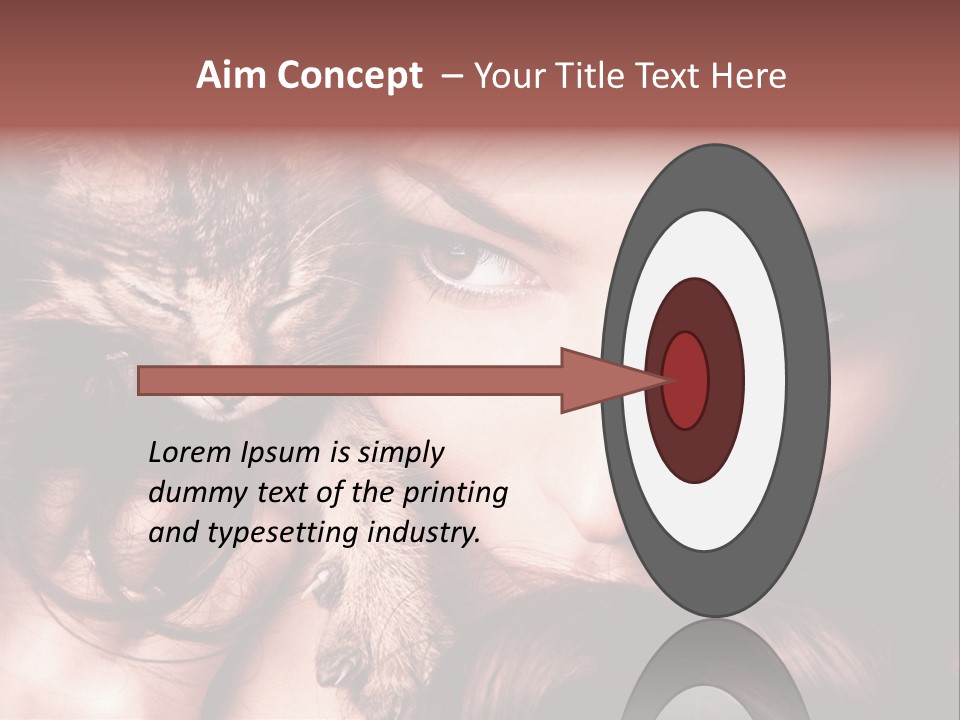 Holding Smile Friendship PowerPoint Template