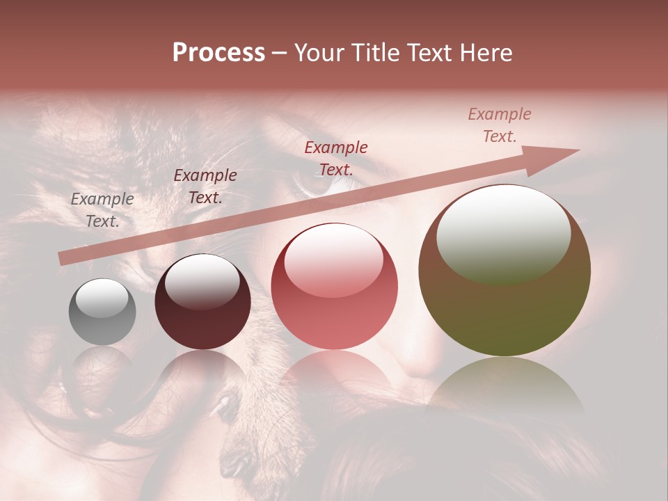 Holding Smile Friendship PowerPoint Template