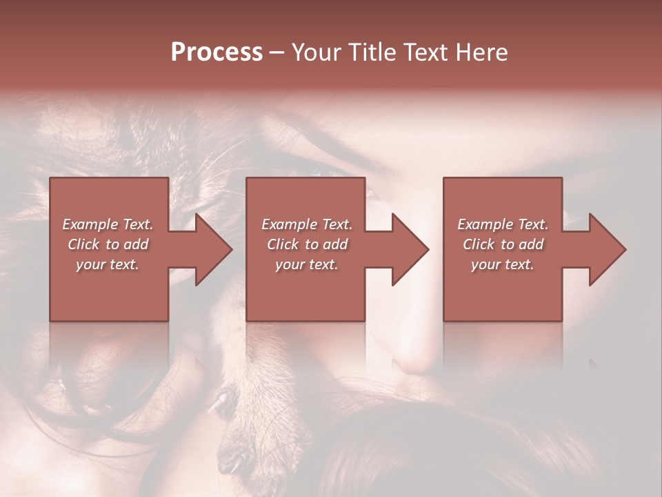 Holding Smile Friendship PowerPoint Template