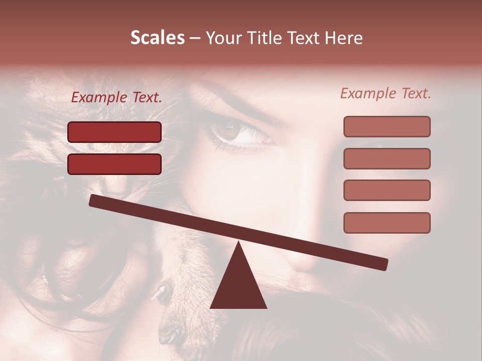 Holding Smile Friendship PowerPoint Template