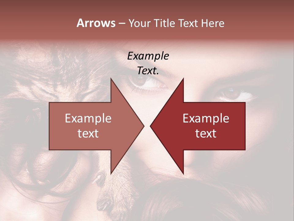 Holding Smile Friendship PowerPoint Template