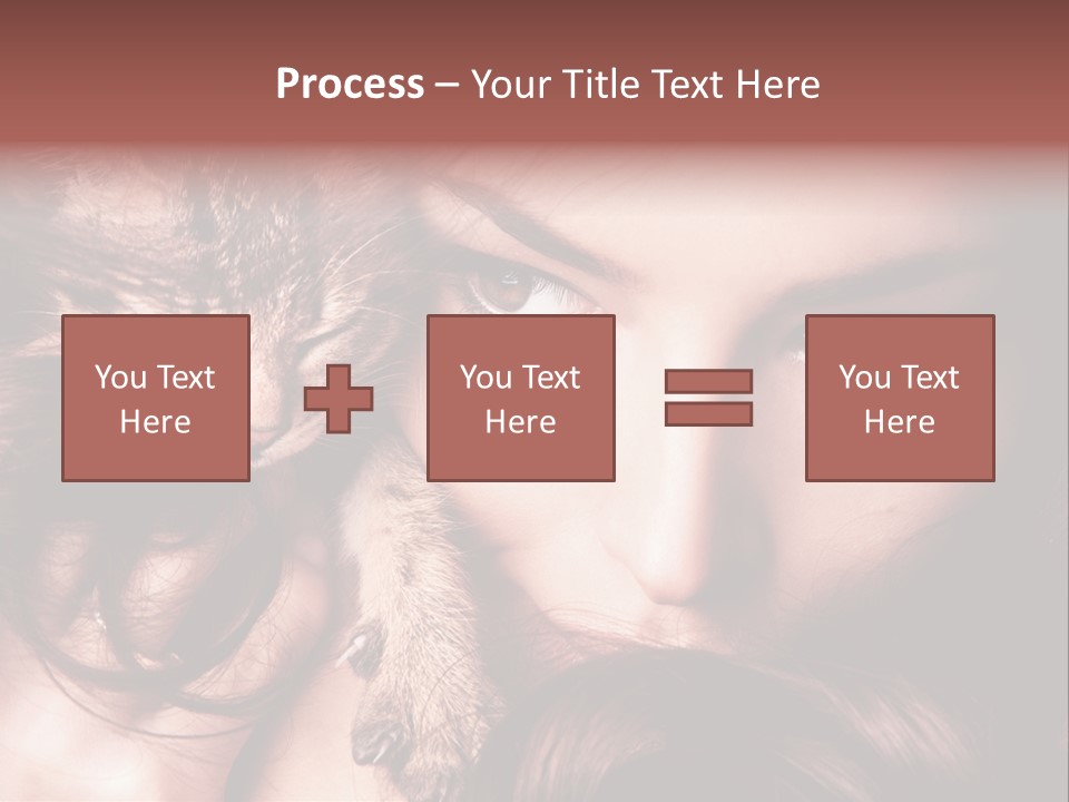 Holding Smile Friendship PowerPoint Template