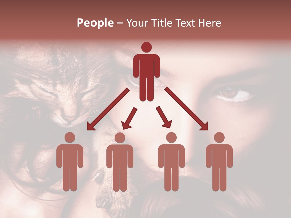 Holding Smile Friendship PowerPoint Template