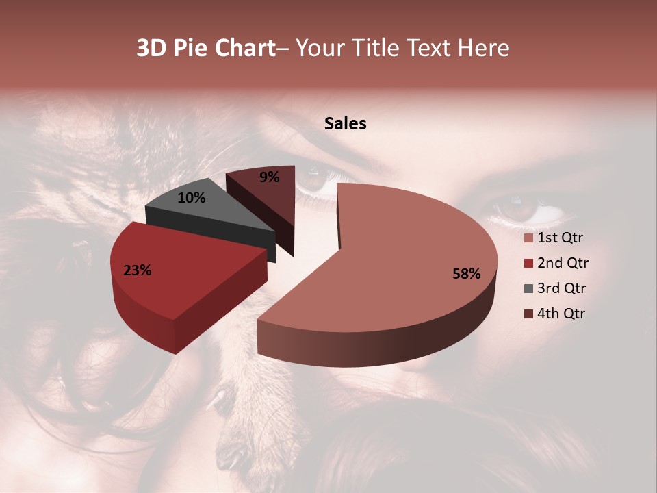 Holding Smile Friendship PowerPoint Template