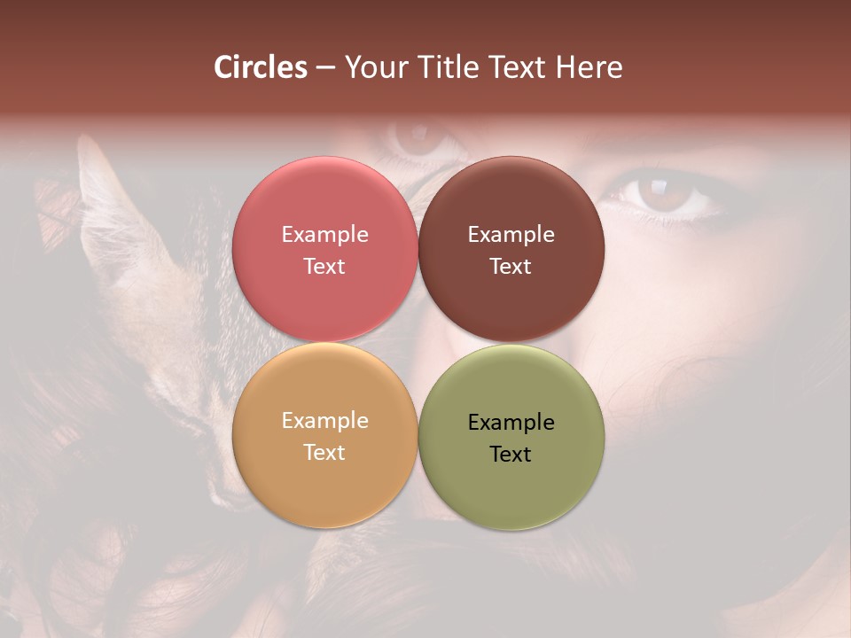 Animal Beautiful Kitten PowerPoint Template