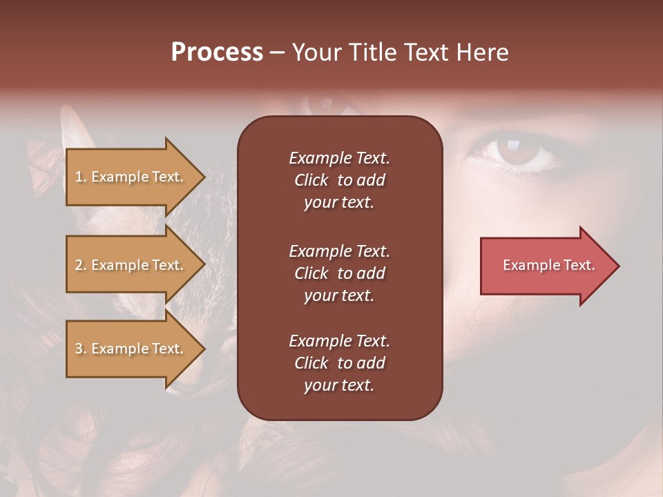Animal Beautiful Kitten PowerPoint Template
