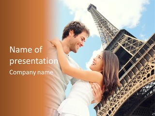 Traveler Person Honeymoon PowerPoint Template