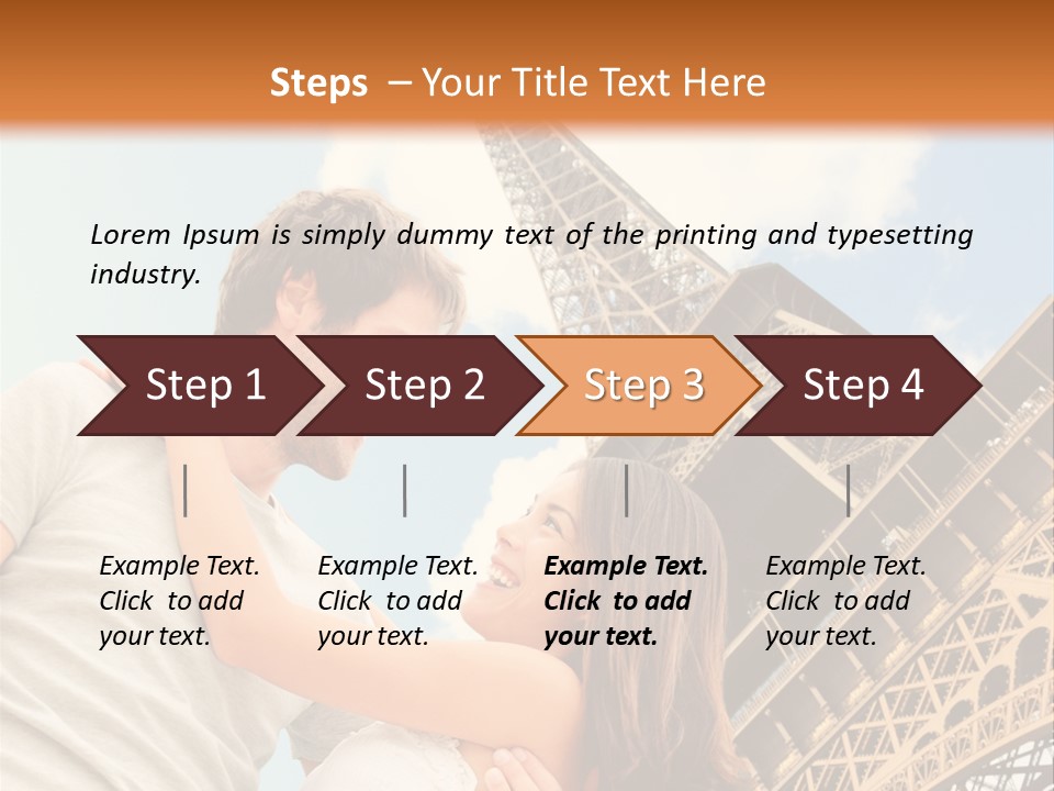 Traveler Person Honeymoon PowerPoint Template