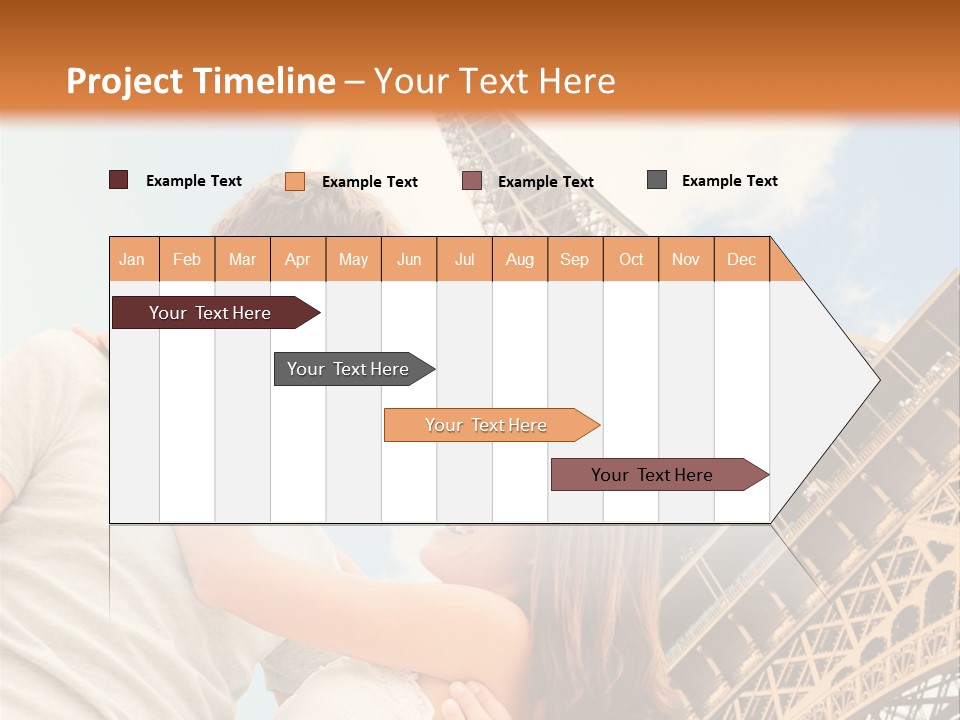 Traveler Person Honeymoon PowerPoint Template