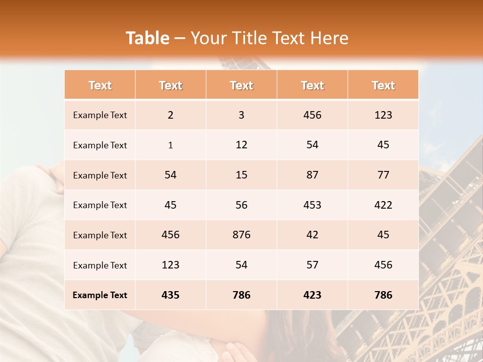 Traveler Person Honeymoon PowerPoint Template