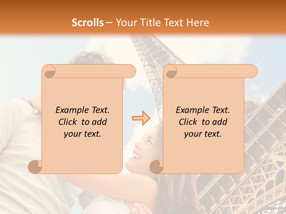 Traveler Person Honeymoon PowerPoint Template
