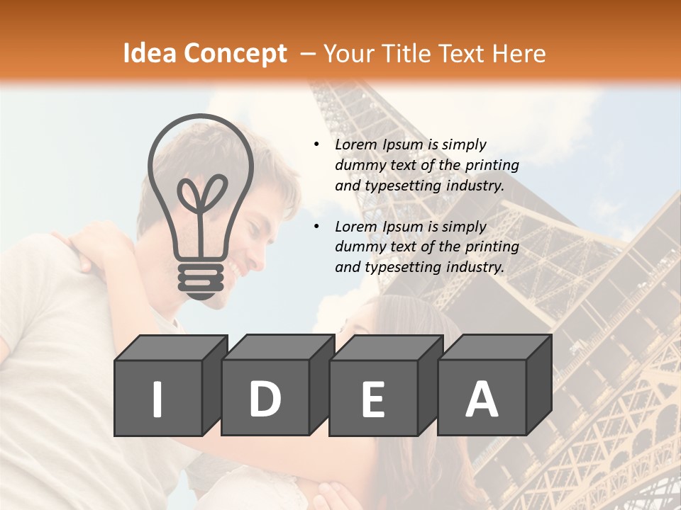 Traveler Person Honeymoon PowerPoint Template