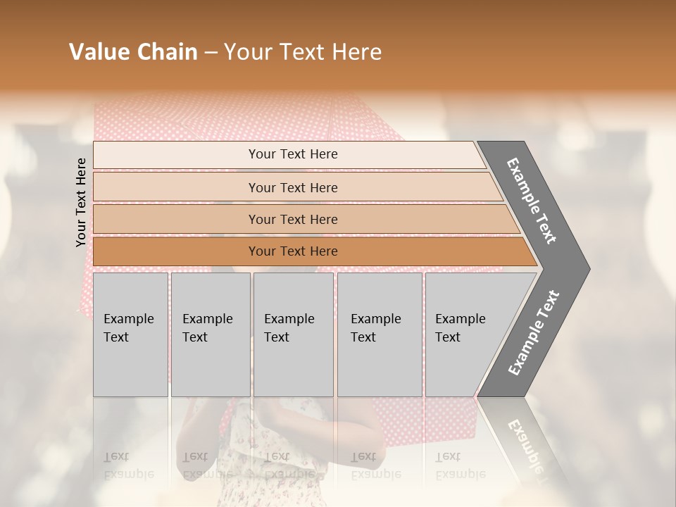 Brunette Girl Paris PowerPoint Template