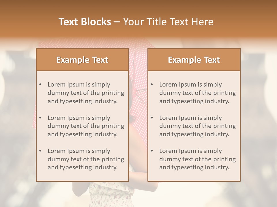 Brunette Girl Paris PowerPoint Template