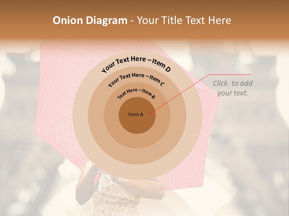 Brunette Girl Paris PowerPoint Template