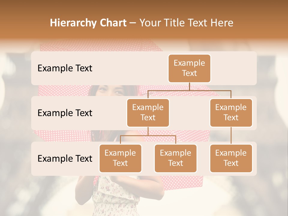 Brunette Girl Paris PowerPoint Template