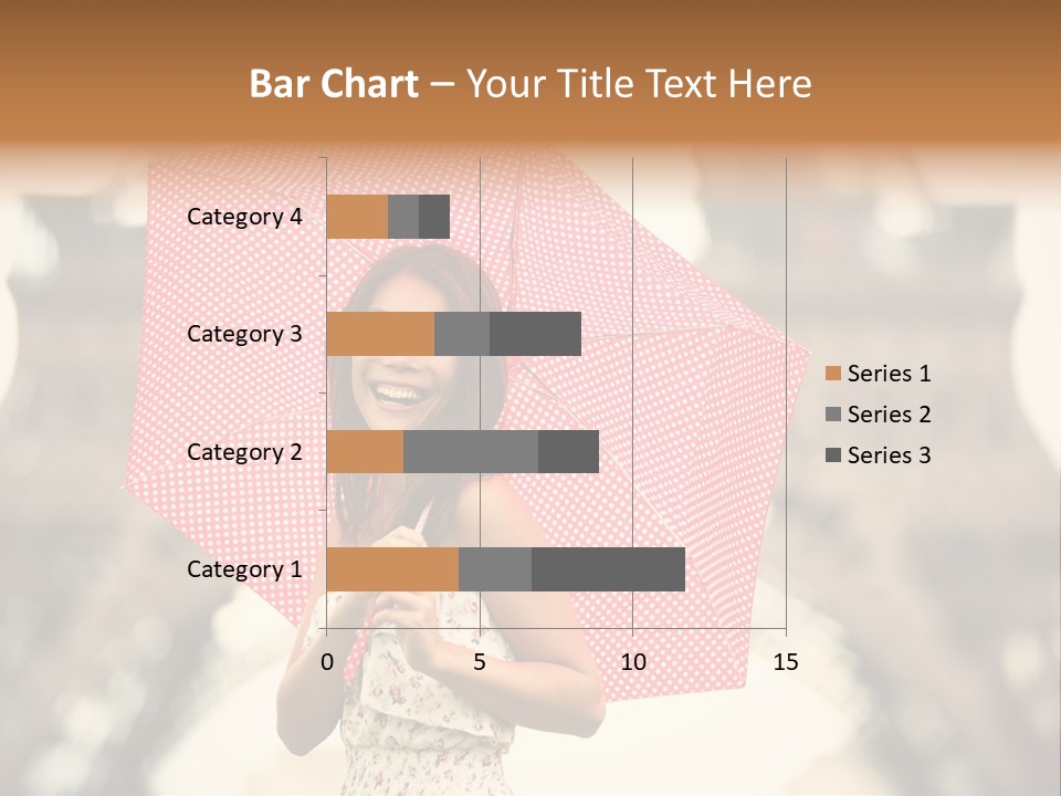 Brunette Girl Paris PowerPoint Template