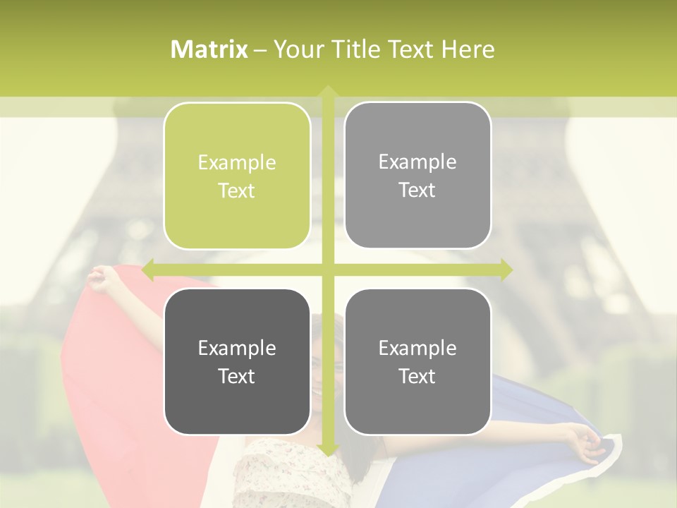 Tour Young Eiffel PowerPoint Template