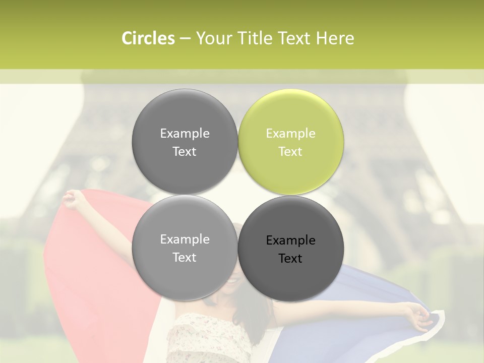 Tour Young Eiffel PowerPoint Template