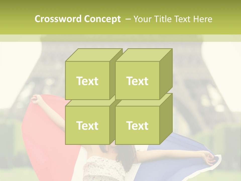 Tour Young Eiffel PowerPoint Template