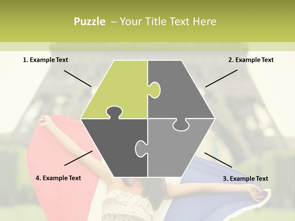 Tour Young Eiffel PowerPoint Template