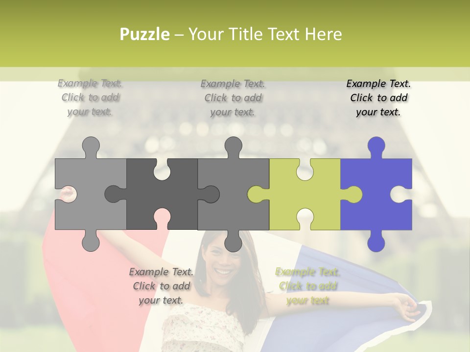 Tour Young Eiffel PowerPoint Template