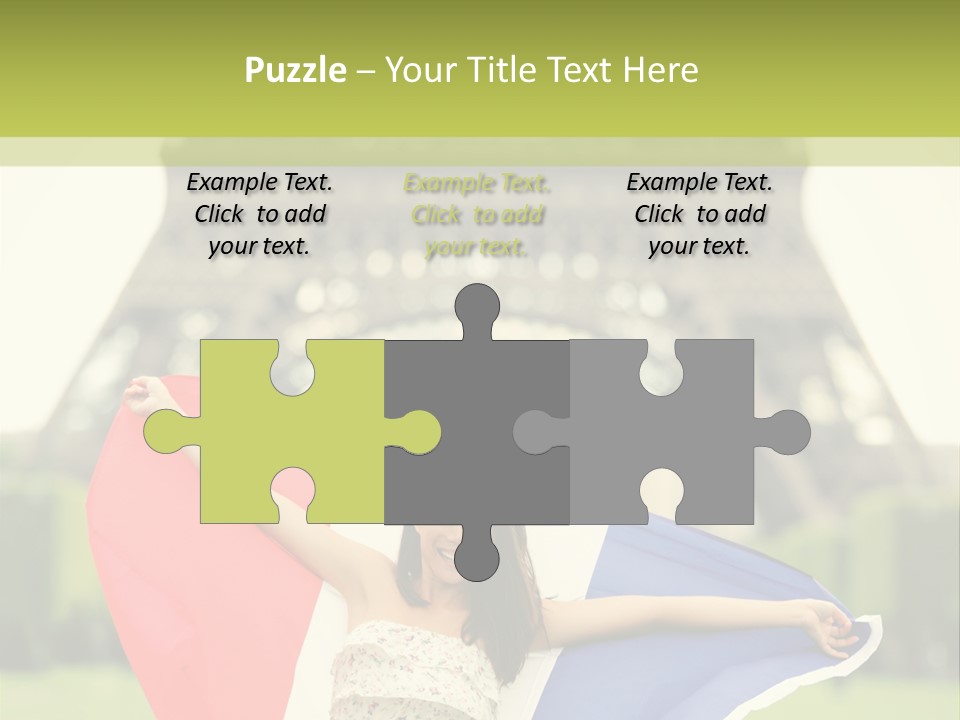 Tour Young Eiffel PowerPoint Template