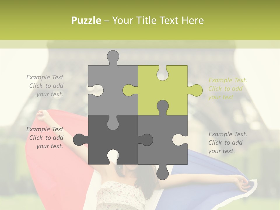 Tour Young Eiffel PowerPoint Template