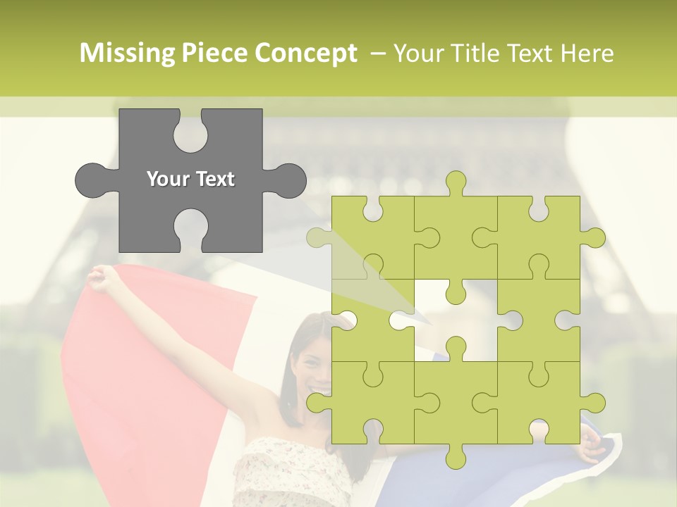 Tour Young Eiffel PowerPoint Template