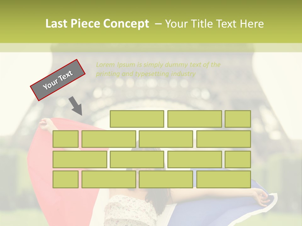 Tour Young Eiffel PowerPoint Template