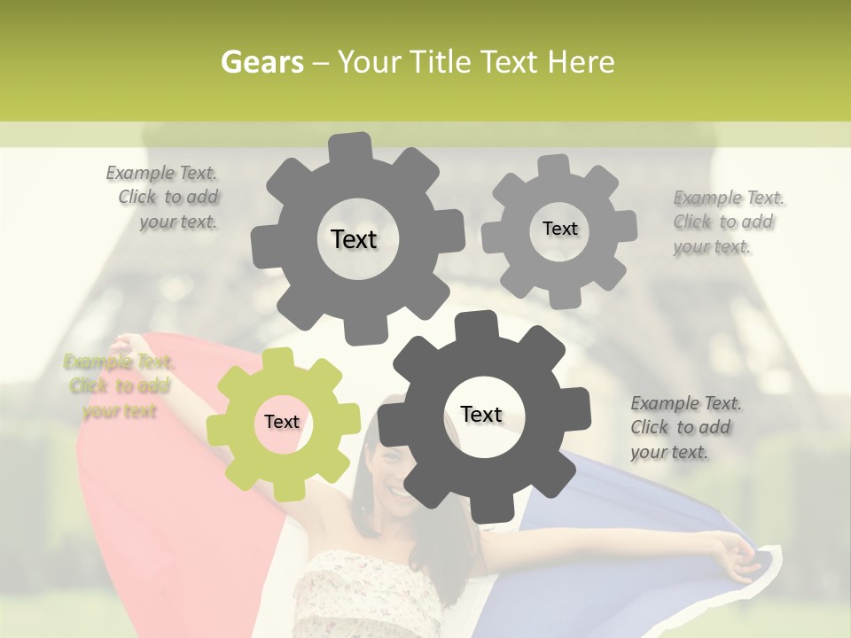 Tour Young Eiffel PowerPoint Template